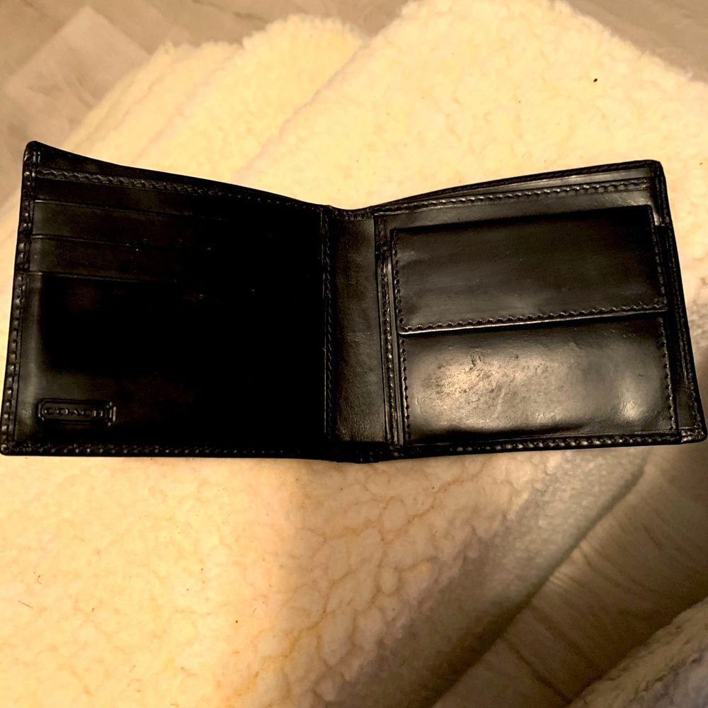 Mens Black Coach Wallet